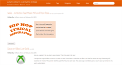 Desktop Screenshot of anthony-henry.com